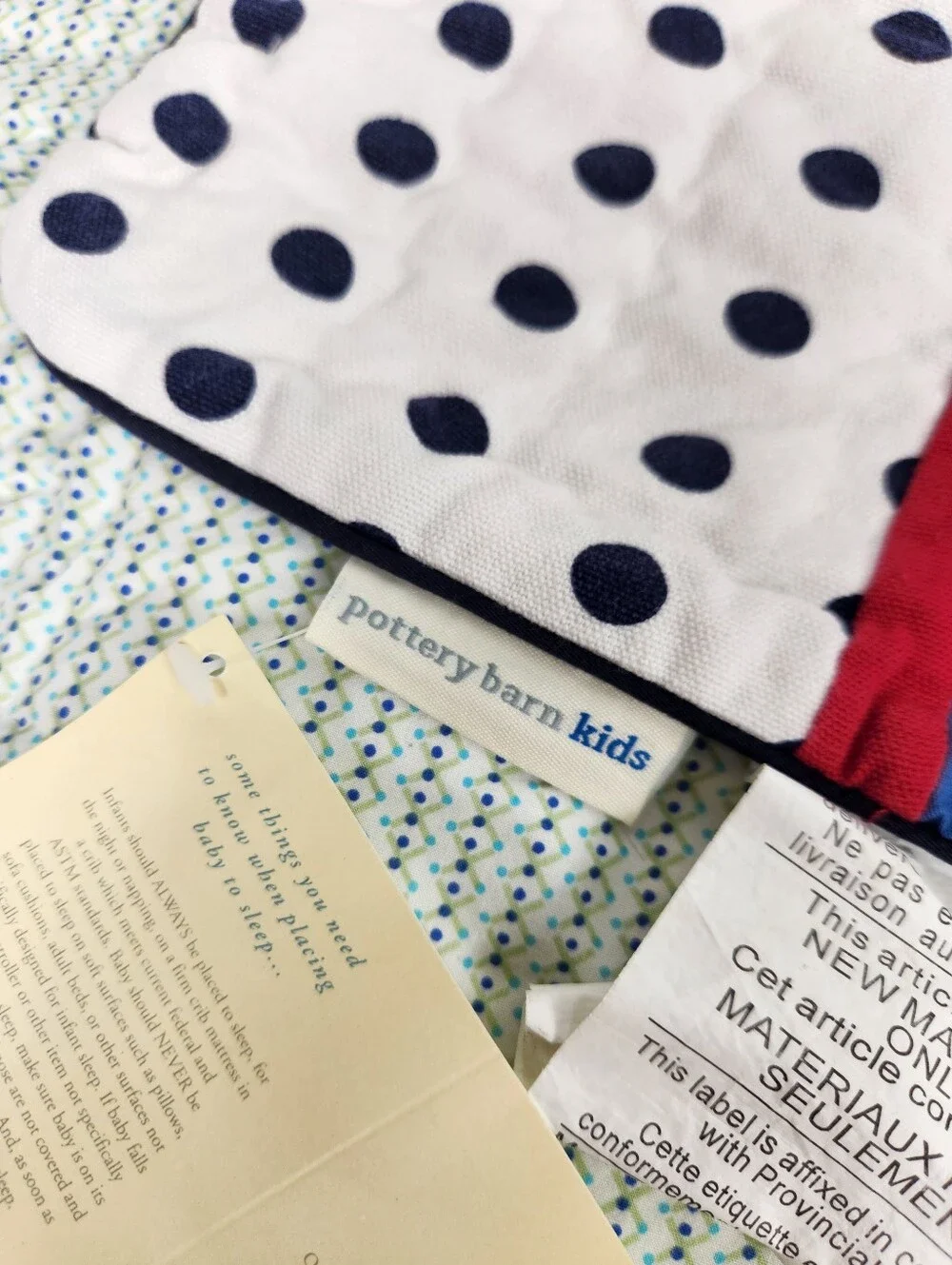 Pottery Barn Kids Farmpatch Crib/ Toddler Quilt 50x36 NOS Farm Yard Animals